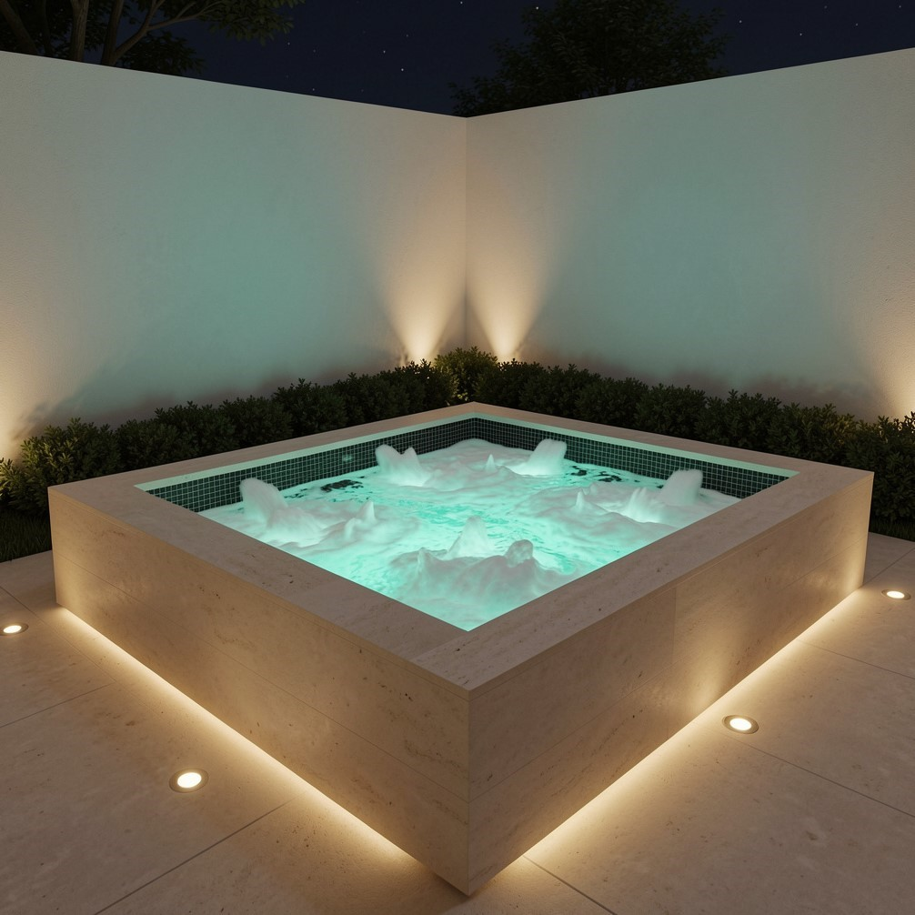 Diseño, excavación y construcción de piscinas de concreto armado y sistemas de filtrado, iluminación led en la provincia de Coclé por Métrico Panamá.